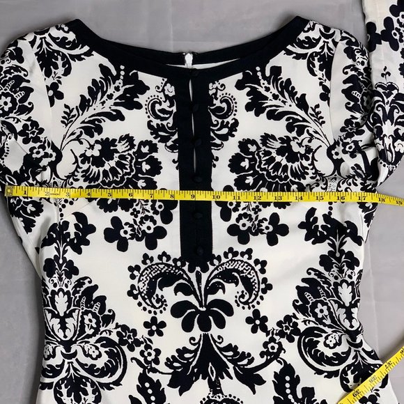 Neiman Marcus Exclusive 100% Silk Long Sleeve Dress - Picture 10 of 12